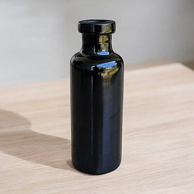Black Ceramic Vase