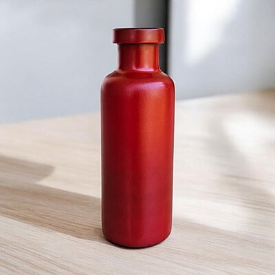 Red Ceramic Vase