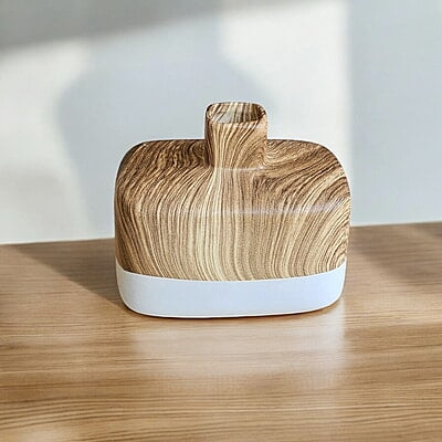 Wood Grain Ceramic Vase