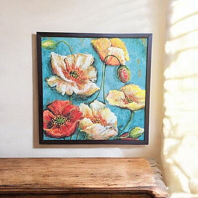 Vibrant Floral Wall Art